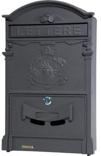 Briefkasten MAURER ROYAL grau antik Aluminium