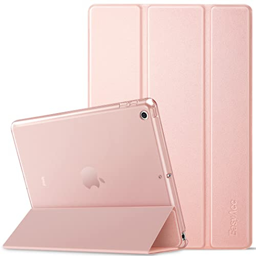 EasyAcc Hülle für iPad 9,7 (2018/2017) /iPad 6/5 Generation | Ultra Dünn Transluzent Matt Rückseite Abdeckung,Auto Schlafen/Wachen
