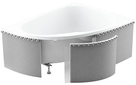 BADLAND Universell Styroporverkleidung für Eckbadewannen