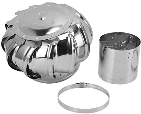 shenruifa Automatic Stainless Steel Roof Ventilator - Silent Turbine Fan for Attic & Pipefit