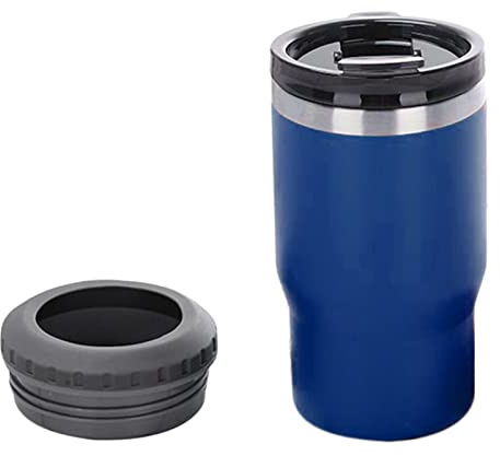 Can Bottle Insulated Holder, Stainless Steel Can Holde Iced Coffee Or Beverage Chiller Wine Bottle Cooler with Stainless Steel for Chilling Iced Tea Wine Spirits Alcohol Coffee