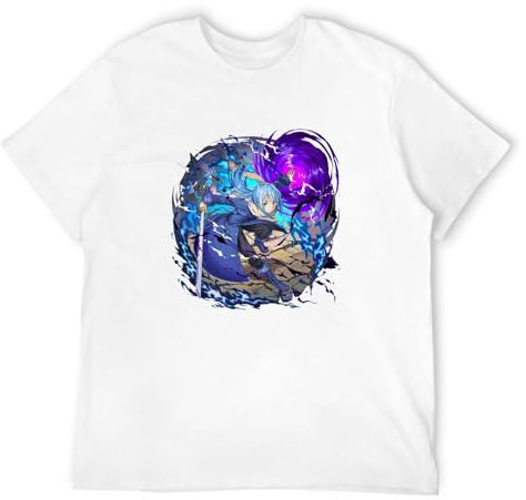 Diyilu That Time I Got Reincarnated As A Slime Rimur T-Shirt White XXL