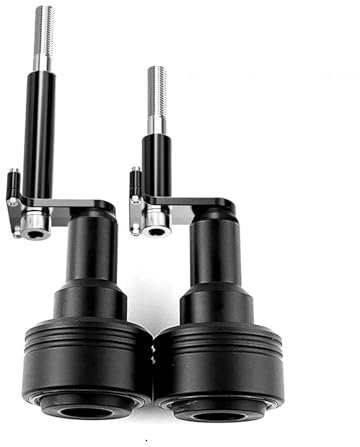 DKPMWD Sturzschutz Rahmen Sliders Für Kawasaki Für Z400 Für Ninja 400 2018-2024 Motorrad Zubehör Fallende Schutz Sturzpads(Schwarz)