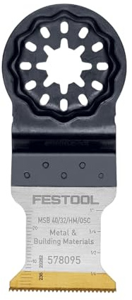 Festool Starlock 578095 Oszillierendes Hartmetall-Sägeblatt MSB 40/32/HM/OSC