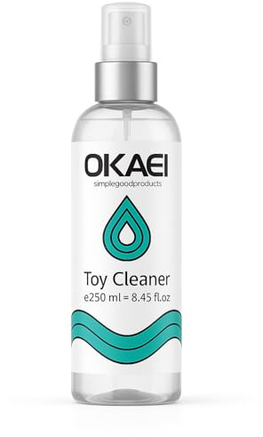 OKAEI Toy Cleaner – Spray hygiénique pour sextoys au parfum naturel d’agrumes (D-Limonène) – Nettoyage doux & sûr – Sans alcool & respectueux de la peau – Fabriqué aux Pays-Bas – 250 ml