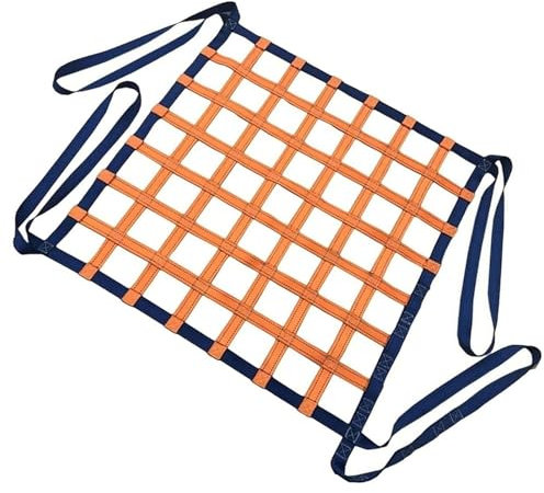 GUODDM Hangendes Hebenetz - Flaches Nylonnetz, Anhängernetz, Schutznetz Garten, Cargonetz Heavy Duty, Für Treppenhebungsnetz, Frachtnetz, Anpassbar, Last 0,3-3,5 Tonnen(4 X 4M/Mesh 15cm/Load 2.5t)