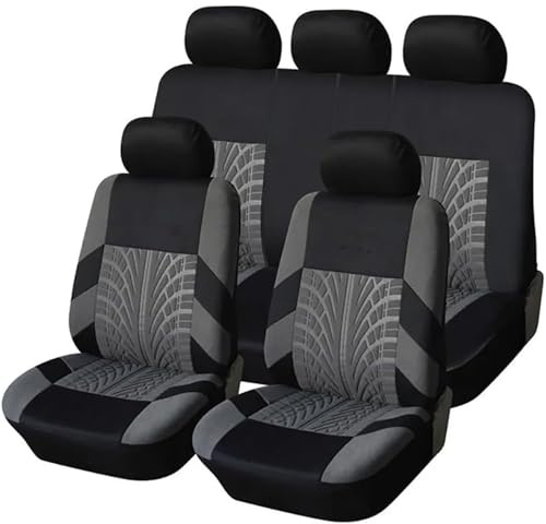 EFBCWQXUI Auto-Sitzbezug, für FIAT Panda/Grande Panda/Panda Hybrid verschleißfest und staubdicht Auto-Schonbezüge Vordersitze Rückbank Sitzschoner Innenraum Autozubehör,A