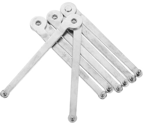 SEWACC 4pcs Adjustable Heavy Duty Angle Grinder Spanner Wrench Thickened Design Compatibility for Multi-Model Angle Grinder Disassembly Easy Operation Tool