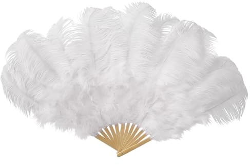Éventail de Danse en Ligne,Accessoires Artisanaux À 13 Bâtons - Éventails À Claque Pour Danse En Ligne,Fête Mariage Festival Théâtre Scène Burlesque Photographie Église Du