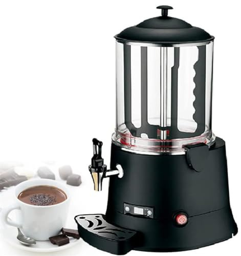 Varm chokladdispenser 5L/10L, elektrisk chokladdrycksmaskin med temperaturjustering, chokladfontän, tempereringsmaskin 5L