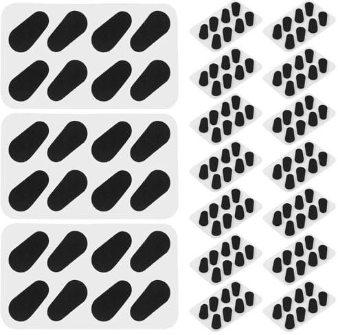 HAPINARY 80pcs Soft Foam Eyeglass Nose Pads Self Adhesive Eva Pads for Glasses Bridge Comfort Replaceable Nose for Slipping Eyeglasses