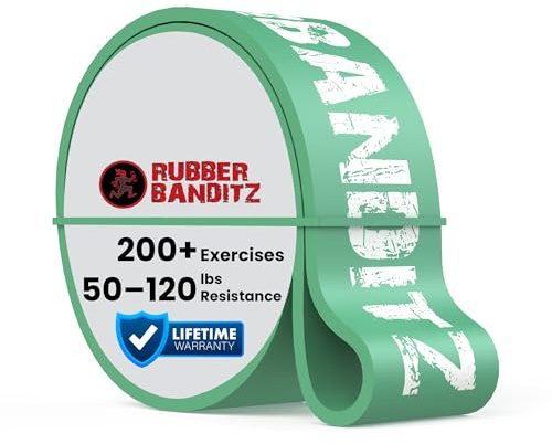 Rubberbanditz Pull Up/Crossfit Band - Power - 50-120 lbs. (23-54 kg) - Resistance with Pullup PDF