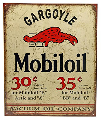 Desperate Enterprises Mobil Gargoyle Tin Sign Flat New 31X40 CM S3079