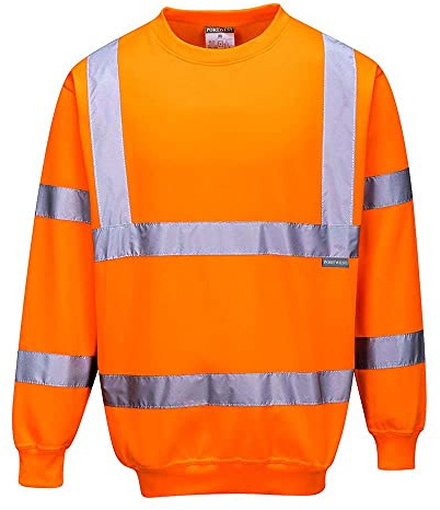 PORTWEST Warnschutz-Pullover, Farbe: Orange. Größe: S, B303ORRS