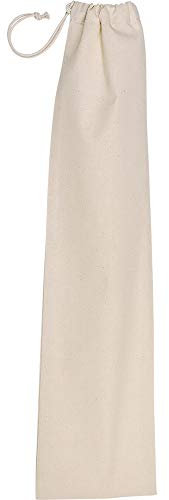 noTrash2003 Baguette - Bolsa de algodón con cierre de cordón (1 unidad)