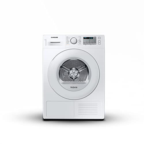 Samsung Asciugatrice Crystal EcoDry DV90TA040TH/ET, 9 Kg, Pompa di Calore, Sensore Optimal Dry, Filtro 2 in 1, Carica Frontale, 60L x 85H x 60P cm