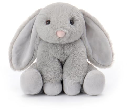 Aprikos lamb plysch mjuk fylld födelsedagspresent djur hängande öron grå kanin kanin gosedjur för barn och baby 20 cm