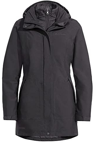 VAUDE Parka III pour femme Idris 3 en 1 - Veste d'hiver pour femme - Manteau imperméable