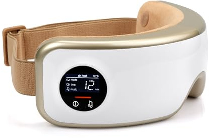 Medivon Horizon PRO Augenmassagegerät mit Wärme, Durchblutungsstimulator, Kompression und Musik Eye massager, Blutzirkulation und bringt Erleichterung & Entspannung