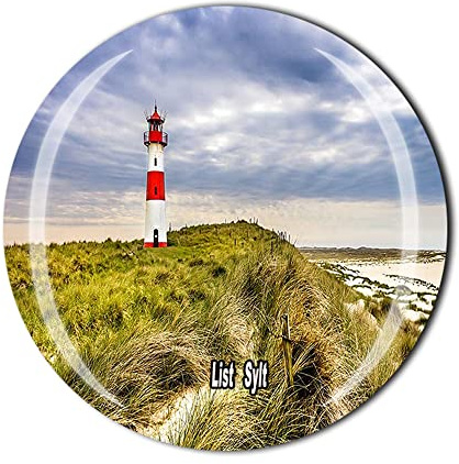 List Sylt Germany Kühlschrankmagnet Touristen Souvenir Geschenkkollektion Kühlschrank Kristall Magnet Aufkleber