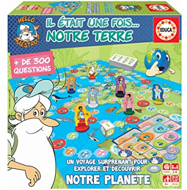 Educa - Jeux de Société Jeu Il Était Une Fois… Notre Terre - Le Jeu | Jeux de Plateaux pour Enfants et Toute la Famille. Développement, Agilité et Amusement (19176), Terra