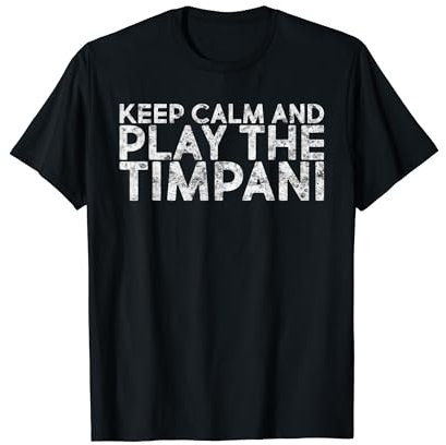 Timpani Instrument de musique timbales timbales amateurs de musique T-Shirt