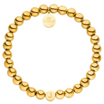 Purelei Buchstaben Armband Anxiety– Accessoire mit Bedeutung – Wasserfester Schmuck – mit Buchstaben aus langlebigem Edelstahl - Verstellbar – Modeschmuck für deinen individuellen Look