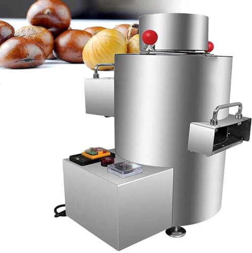 SACLMD Máquina eléctrica para triturar castañas,Cascanueces descascaradora,máquina para tallar castañas Comercial,máquina eléctrica para triturar castañas