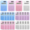 24 Pcs Small Calculator Bulk Pocket Basic Calculator 4 Function Calculator Battery Powered Calculator 8 Digit Display Calculator Pocket Size for Students Kids School Home Office