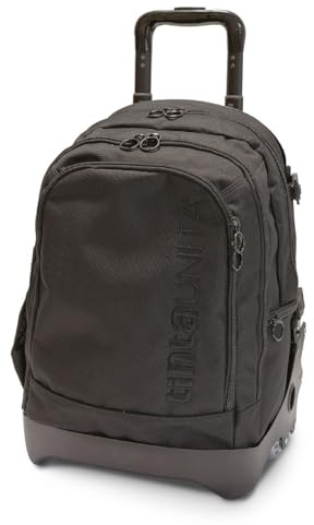 tinta unita Trolley Sac à dos scolaire Dream Cross, Sac Enfant, noir détachable NOUVELLES ROUES SELLES avec chariot amovible TINTAUNITA Pool Over, Noir , classique