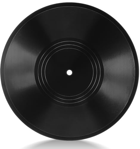 ULTECHNOVO Record de décoration de disque vinyle - Décoration murale - Records muraux - Dossiers de fête pour le mur - Bonjour - Décoration murale en vinyle - Décoration murale - Vinyle - Plastique