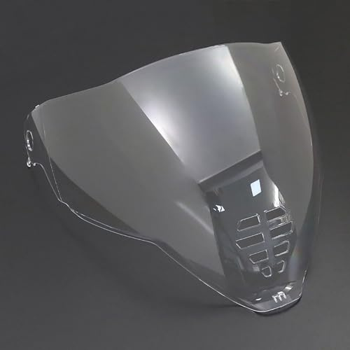 HYLGY Visiere Casque Moto pour Icon airflite IC06, Protection UV, Visière Teintée Anti-Rayures de Remplacement, Lentille de Protection de Style,Normal-F Transparent