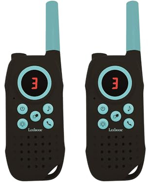 Lexibook, Walkie-Talkies, TW42 | 5km Reichweite, Digitaler Sound, Innen- & Außenkommunikation, Gürtelclip, Blau