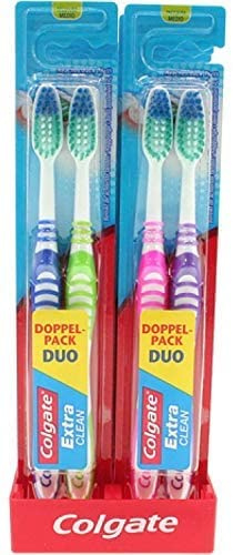 12 Stk. Zahnbürste COLGATE 2er Extra Clean medium