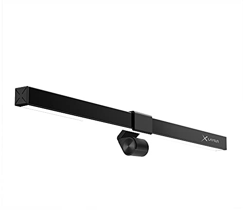 Xlayer Datormonitor lampa LED I USB | dimbar | ögonskydd blått ljusfilter | Lightbar I skrivbord I justerbar färgtemperatur och ljusstyrka I Skärmlampa Homeoffice skrivbord