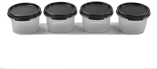 Tupperware Circular 200 ml schwarz (4) Deko Back Zauber Dose für Kaffee Pads