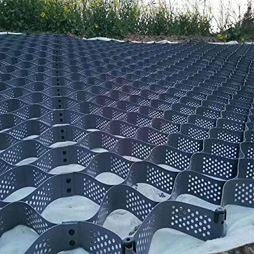 Stabilisateur Gravier Stabilisateur de Grille de Gravier, Géogrille Grille de Sol pour Allée de Terrasse Pentes, Zones de Trafic Léger Grille de Circulation Piétonne, Expansion et Pliable ( Color : Wx
