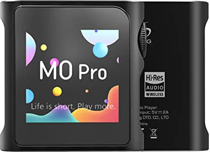 SHANLING M0 Pro MP3 Player,Portable Hi-Res Music Player,2X ES9219C DAC,Two-Way Bluetooth 5.0 LDAC/SBC/AAC,3.5mm/Type-C Jack,Support USB Digital Audio,384kHz /32bit,236mW@32Ω,MTouch OS