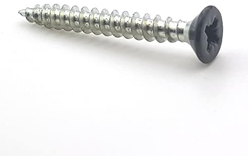 Holzschrauben Senkkopf 4,5 x 25 mm RAL 7016 Anthrazit Pz zn pro 100 Stück