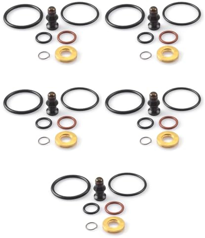 ROBUST 5X PUMPE DÜSE DICHTSATZ REPSATZ FÜR VW 2,5 TDI T5 TOUAREG 038198051
