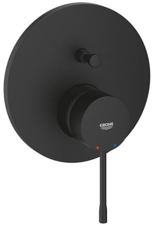 GROHE Essence Einbau-Brausebatterie 2 Wege Phantom Black mit Wechselrichter - 24167KF1