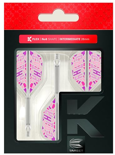 Cathy K-FLEX FLIGHT SHAPE/NO.6 CLEAR BOXED (19mm SHORT)