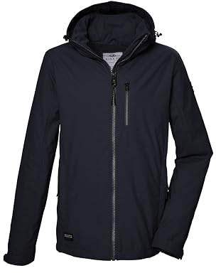 G.I.G.A. DX Softshelljacka för män med dragkedja huva GS 82 MN SFTSHLL JCKT, mörk marinblå, XL, 43117-000