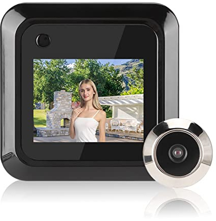 Smart Door Viewer, 2,4-Zoll-TFT-LCD-Bildschirm, Video-Türklingel, 0,3 MP, 95 ° Weitwinkelkamera, Smart Door Eye, Türklingel-Unterstützung Beim Fotografieren