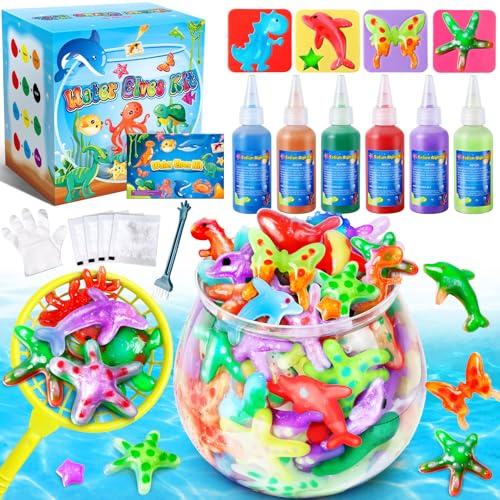 JOPSHEEN Magic Water Elf Kit for Kids - Aqua Fairy Water Pets - Squishy Maker Crafts Birthday Gifts for Boys and Girls