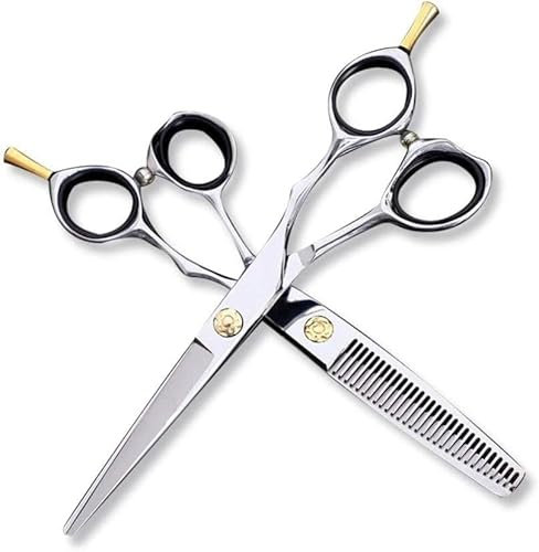 Ciseaux De Coiffure, Ciseaux à Effiler, Acier Inoxydable 440c, Salon De Coiffure, Design Ergonomique