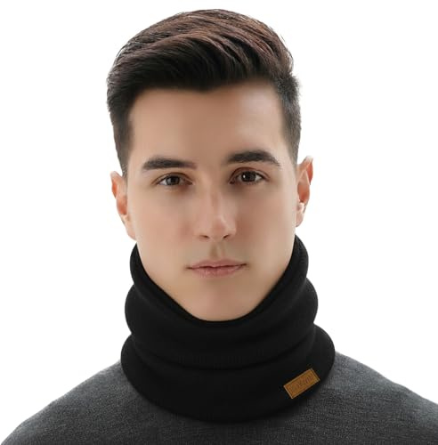 NovForth Schal Herren – Winter Schlauchschal Halstuch Halswärmer Fleece Warm – Elastischer Halsschlauch & Schalen für Outdoor, Skifahren, Radfahren, Wandern, Geschenkidee