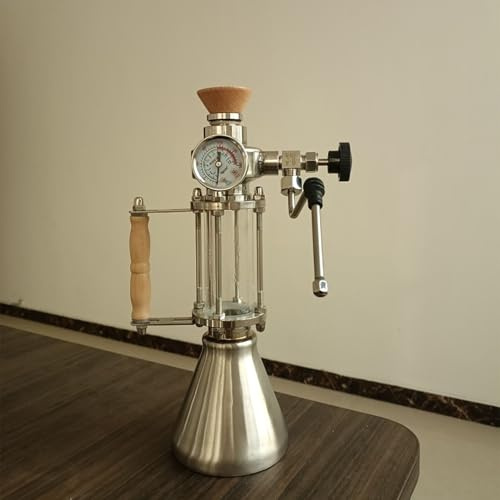 Máquina espumadora de vapor para leche, tanque de agua de 350 ml, desmontable para calefacción por llama abierta y por inducción, uso al aire libre, con ventana de vidrio
