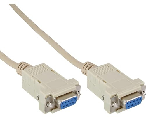 InLine 1222C Câble null modem à clip femelle 9 broches vers femelle 2 m