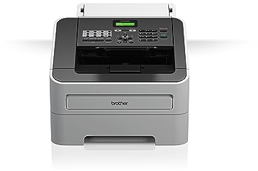 Brother FAX 2940 Fax Laser Monocromatico Toner 1000 Pagine Incluso, ADF 30 Pagine, Vassoio Carta 250 Fogli, Funzionalità Stampa, Copia, Scansione, Display LCD Retroilluminato 2 Righe, F. Copia N in 1